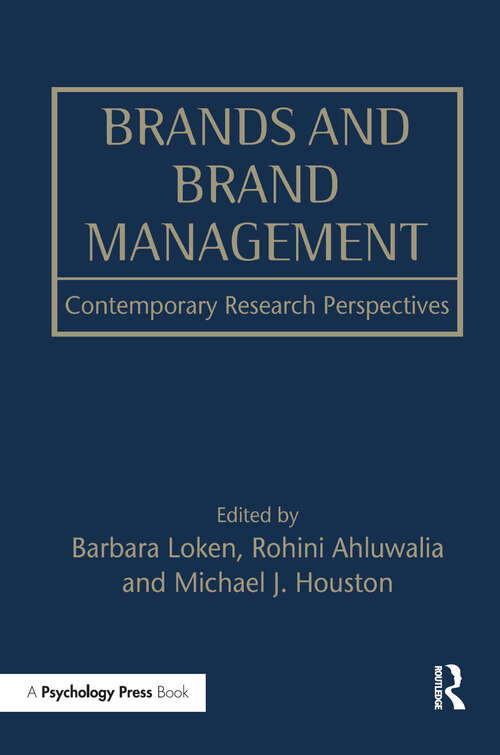Book cover of Brands and Brand Management: Contemporary Research Perspectives (Marketing And Consumer Psychology Ser.)