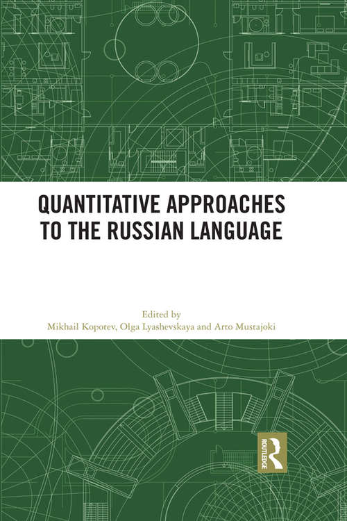 Book cover of Quantitative Approaches to the Russian Language