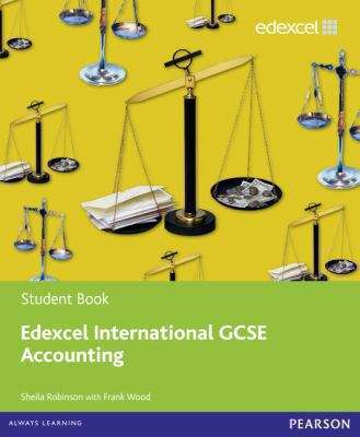 Book cover of Edexcel International GCSE Accounting Student Book (PDF)
