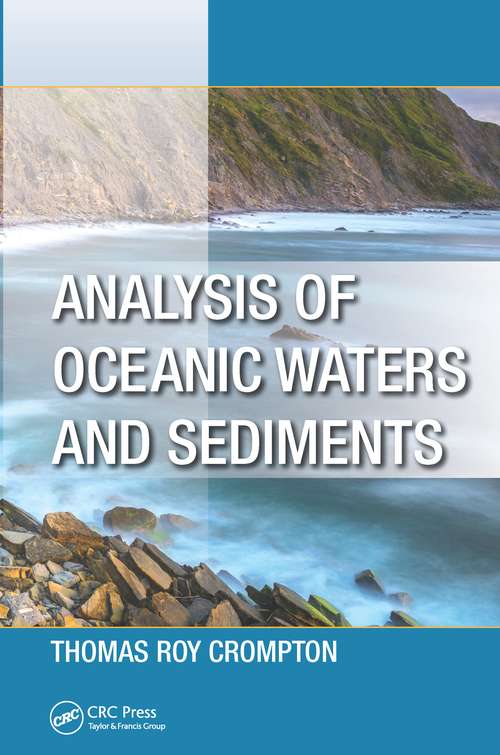 Book cover of Analysis of Oceanic Waters and Sediments