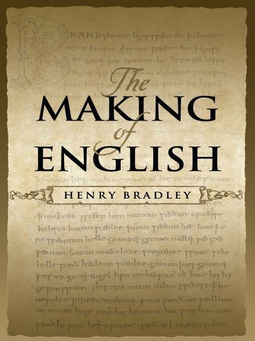 Book cover of The Making of English