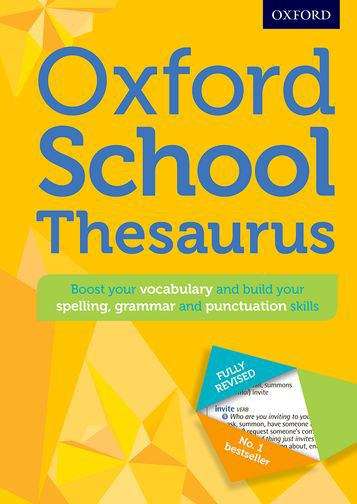 Book cover of Oxford School Thesaurus