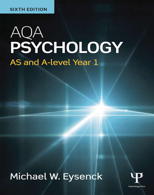 Book cover of AQA Psychology: AS and A-level Year 1 (6)