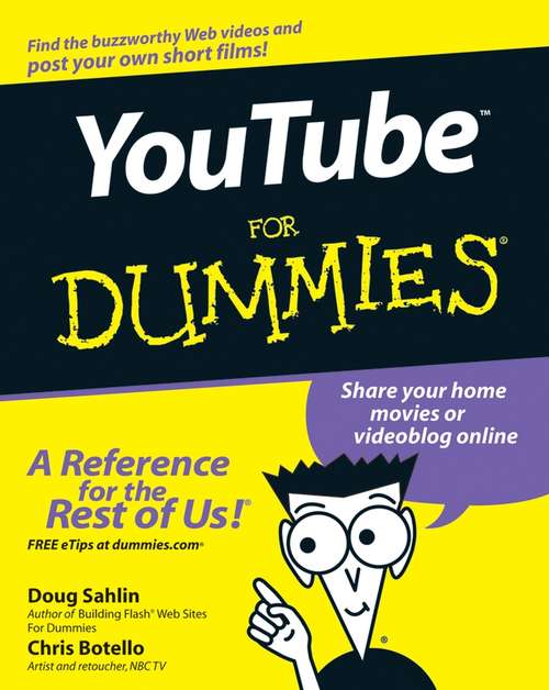 Book cover of YouTube For Dummies
