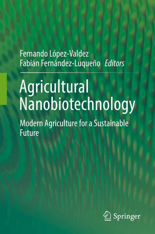 Book cover of Agricultural Nanobiotechnology