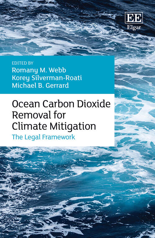Book cover of Ocean Carbon Dioxide Removal for Climate Mitigation: The Legal Framework