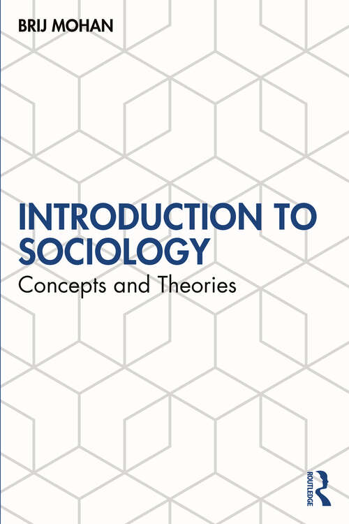 Book cover of Introduction to Sociology: Concepts and Theories