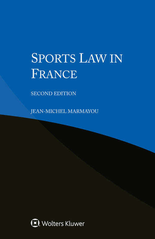 Book cover of Sports Law in France (2)