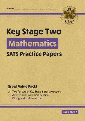 Book cover of New KS2 Maths SATS Practice Papers: Pack 3 (for the 2019 tests) (PDF)
