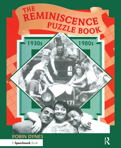 Book cover of The Reminiscence Puzzle Book: 1930s-1980s