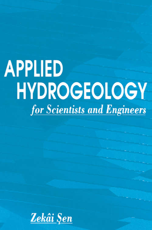 Book cover of Applied Hydrogeology for Scientists and Engineers