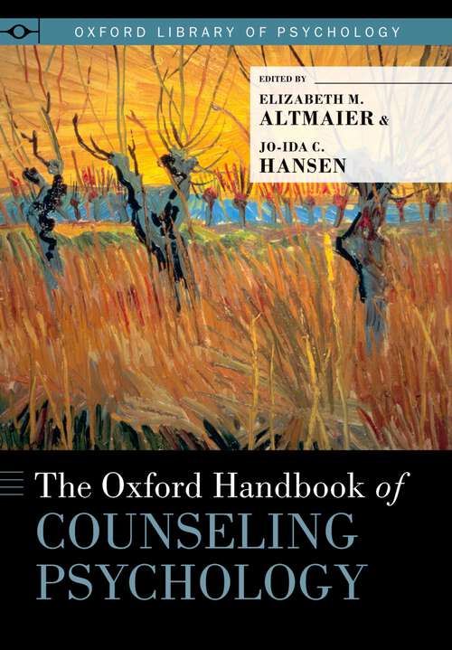 Book cover of The Oxford Handbook of Counseling Psychology (Oxford Library of Psychology)