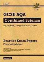 Book cover of New Grade 9-1 GCSE Combined Science AQA Practice Papers: Foundation Pack 1 (PDF)