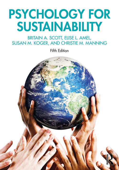 Book cover of Psychology for Sustainability (5)
