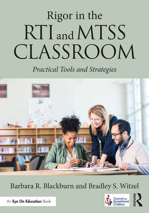 Book cover of Rigor in the RTI and MTSS Classroom: Practical Tools and Strategies