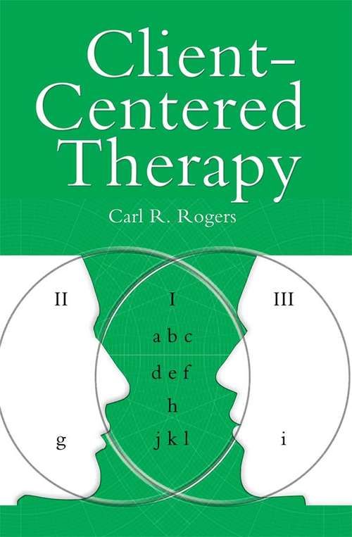 Book cover of Client Centred Therapy (Psychology/self-help Ser.)