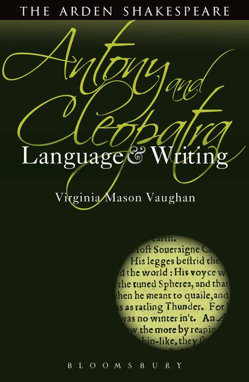 Book cover of Antony and Cleopatra: Language and Writing (Arden Student Skills: Language and Writing)