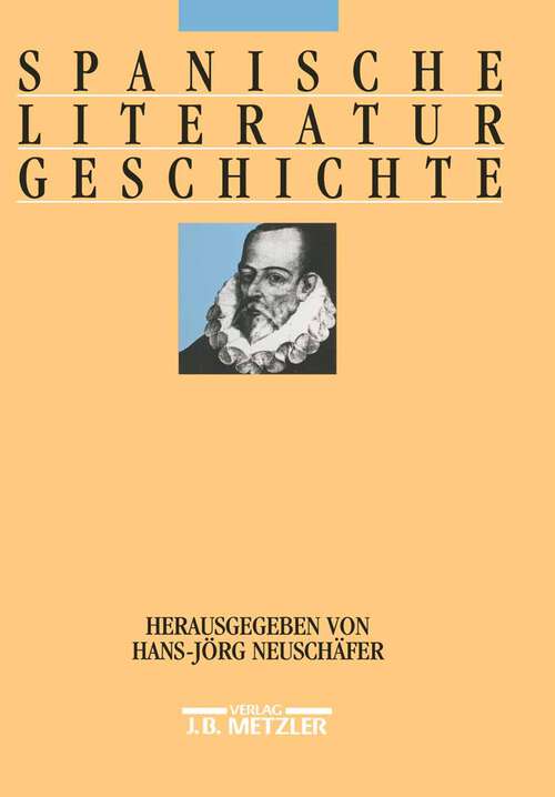 Book cover of Spanische Literaturgeschichte (1. Aufl. 1997)