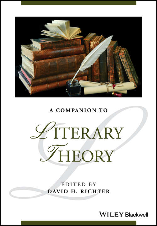 Book cover of A Companion to Literary Theory (Blackwell Companions to Literature and Culture)