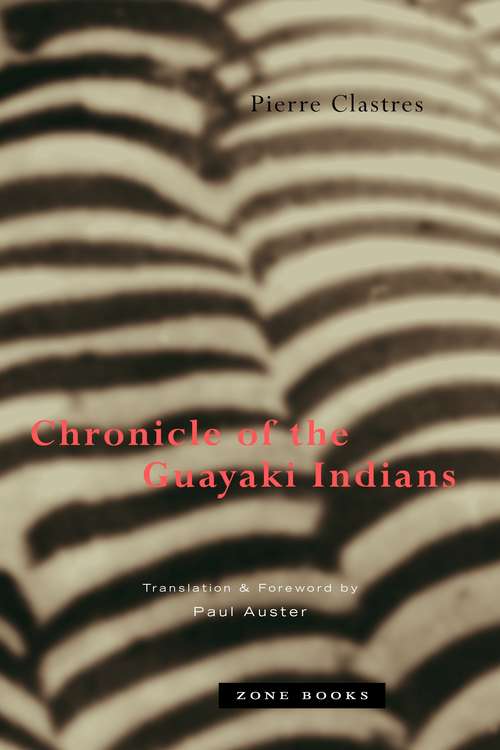 Book cover of Chronicle of the Guayaki Indians