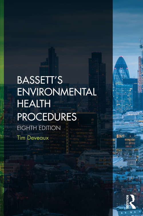 Book cover of Bassett's Environmental Health Procedures (8)