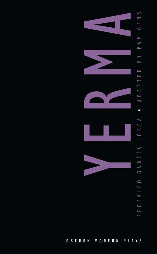 Book cover of Yerma (Oberon Modern Plays)