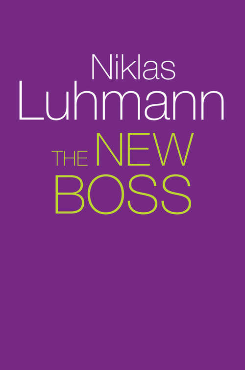 Book cover of The New Boss
