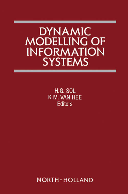 Book cover of Dynamic Modelling of Information Systems