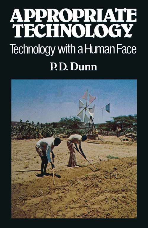 Book cover of Appropriate Technology (pdf): Technology with a Human Face (1st ed. 1978)