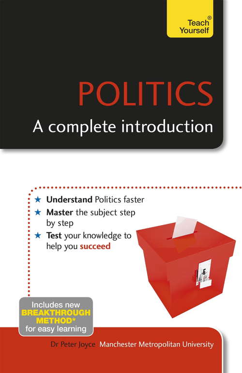 Book cover of Politics: Teach Yourself Ebook (3)