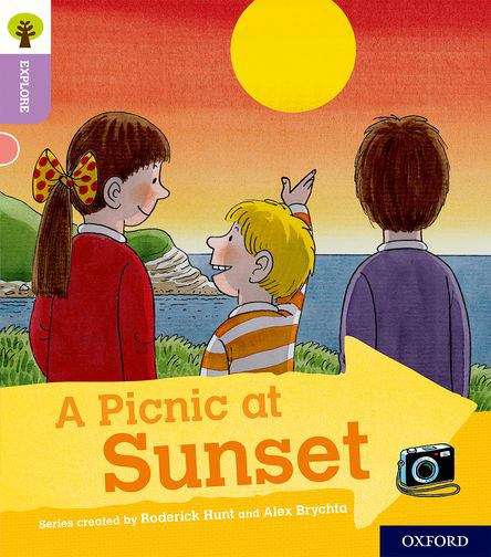 Book cover of Explore with Biff, Chip and Kipper, Level 1+: A Picnic at Sunset (PDF)
