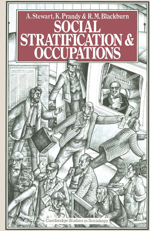 Book cover of Social Stratification and Occupations (1st ed. 1980) (Cambridge Studies In Sociology Ser.)