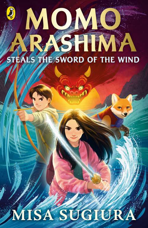 Book cover of Momo Arashima Steals the Sword of the Wind (Momo Arashima)