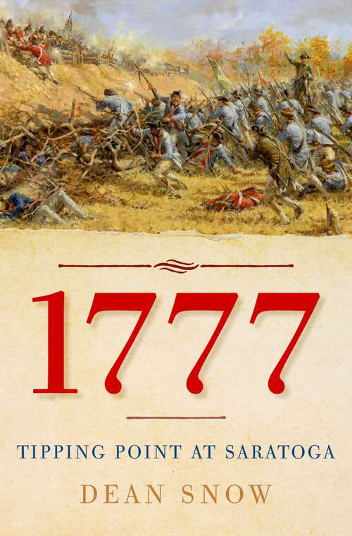 Book cover of 1777: Tipping Point at Saratoga