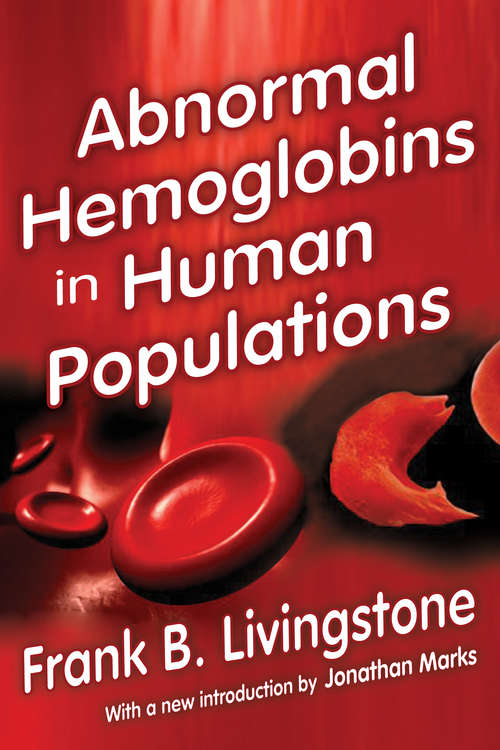 Book cover of Abnormal Hemoglobins in Human Populations