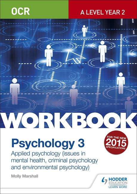 Book cover of OCR Psychology for A Level Workbook 3 (PDF)
