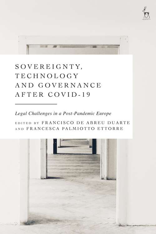 Book cover of Sovereignty, Technology and Governance after COVID-19: Legal Challenges in a Post-Pandemic Europe