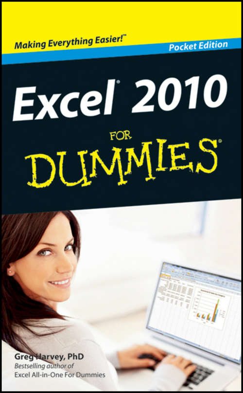 Book cover of Excel 2010 For Dummies (Pocket Edition)