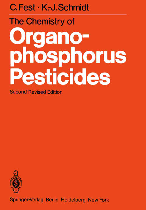 Book cover of The Chemistry of Organophosphorus Pesticides (2nd ed. 1982)