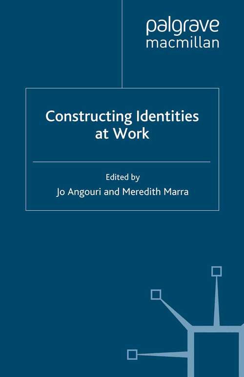 Book cover of Constructing Identities at Work (2011)
