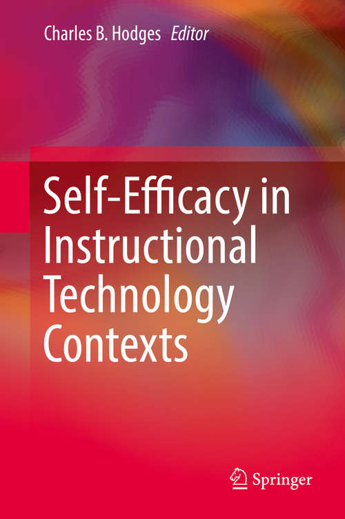 Book cover of Self-Efficacy in Instructional Technology Contexts