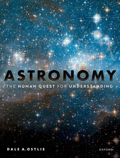 Book cover of Astronomy: The Human Quest for Understanding