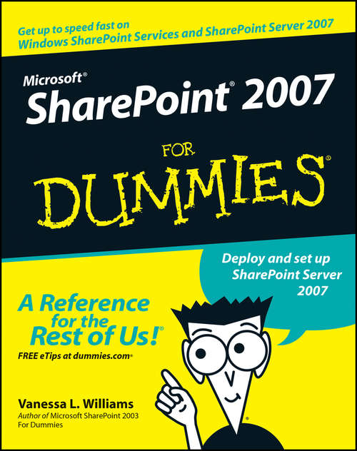 Book cover of Microsoft SharePoint 2007 For Dummies (2)
