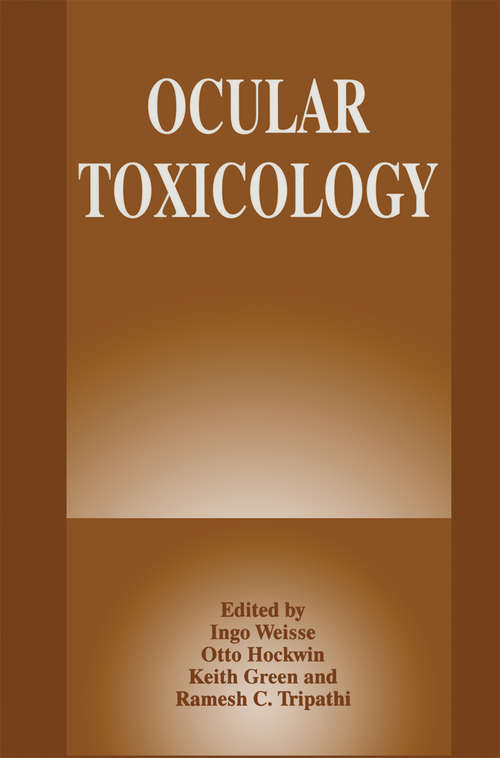 Book cover of Ocular Toxicology (1995)