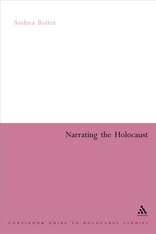 Book cover of Narrating the Holocaust