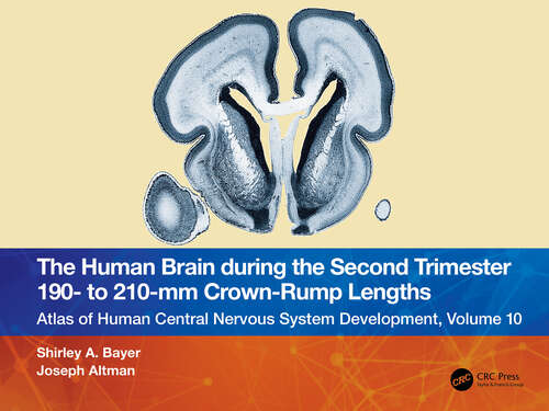 Book cover of The Human Brain during the Second Trimester 190– to 210–mm Crown-Rump Lengths: Atlas of Human Central Nervous System Development, Volume 10