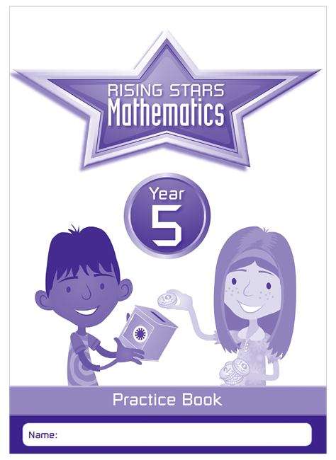Book cover of Rising Stars Mathematics Year 5 Practice Book (PDF}