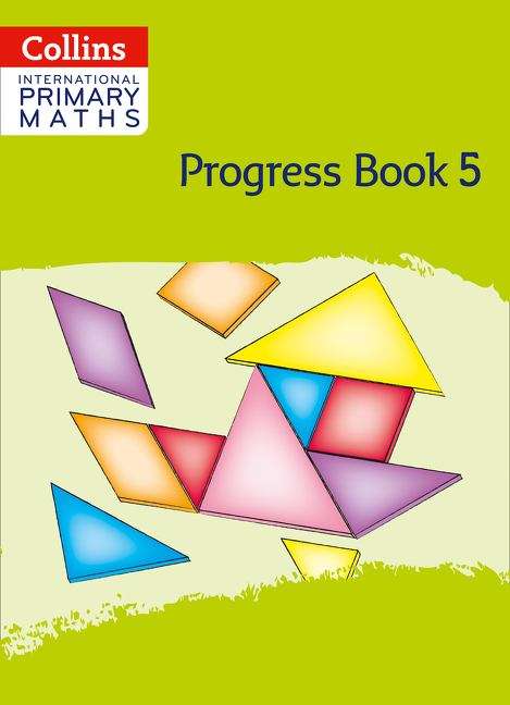 Book cover of International Primary Maths Progress Book: Stage 5 (PDF) (2) (Collins International Primary Maths)