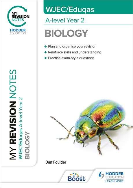 Book cover of My Revision Notes: WJEC/Eduqas A-Level Year 2 Biology