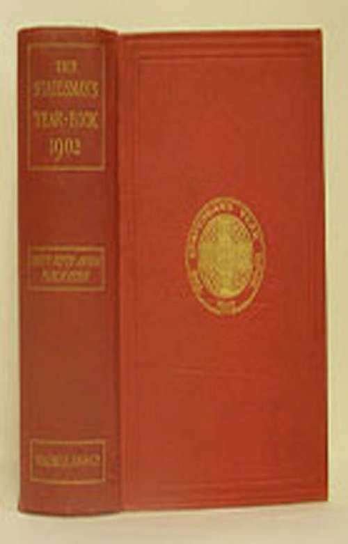Book cover of The Statesman's Year-Book (40th ed. 1903) (The Statesman's Yearbook)